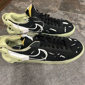 NEW Nike Blazer Low x ACRONYM Black Olive Aura Men's Shoes DO9373-001 Size 6